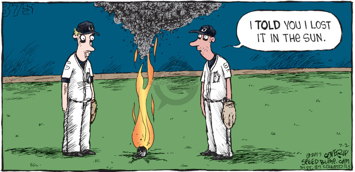 Comic Strip Dave Coverly  Speed Bump 2017-07-02 baseball