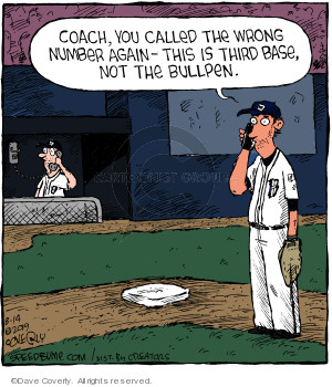 Comic Strip Dave Coverly  Speed Bump 2019-08-14 baseball