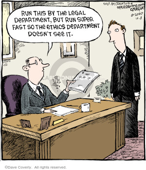 Comic Strip Dave Coverly  Speed Bump 2020-10-08 ethical