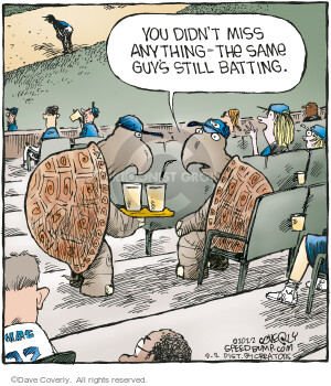 You didnt miss anything – The same guys still battimg.
