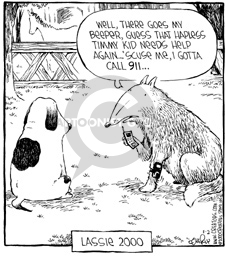 Comic Strip Dave Coverly  Speed Bump 2000-01-02 'scuse