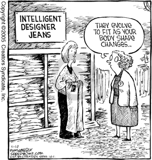 Intelligent Designer Jeans.  They evolve to fit as your body shape changes.