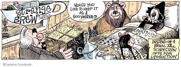 Comic Strip John Deering  Strange Brew 2007-11-11 1930s