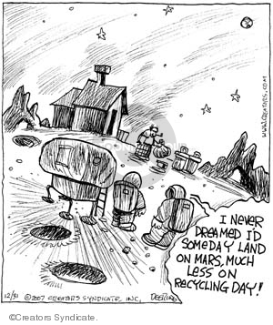 Comic Strip John Deering  Strange Brew 2007-12-31 environment