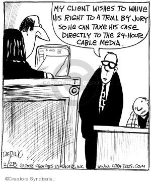 Comic Strip John Deering  Strange Brew 2008-02-28 24 hours