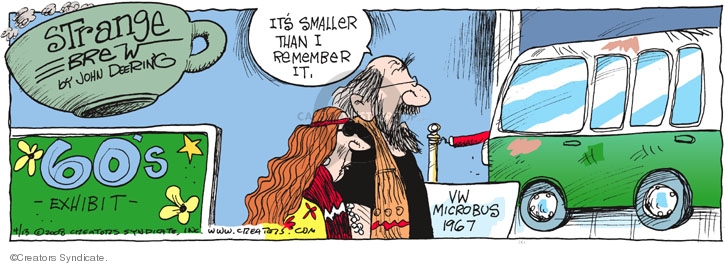 Comic Strip John Deering  Strange Brew 2008-04-13 1960s