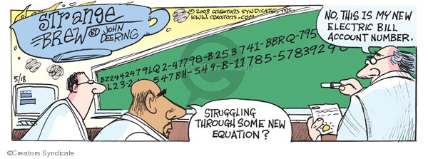 Comic Strip John Deering  Strange Brew 2008-05-18 new math
