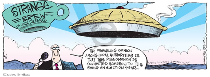 Comic Strip John Deering  Strange Brew 2008-06-01 2008 election