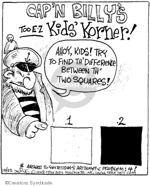 Comic Strip John Deering  Strange Brew 2008-10-22 math test