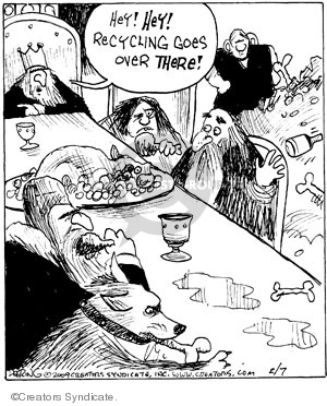 Comic Strip John Deering  Strange Brew 2009-02-07 environment