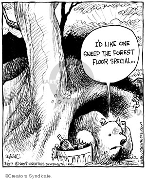 Comic Strip John Deering  Strange Brew 2009-03-27 environment