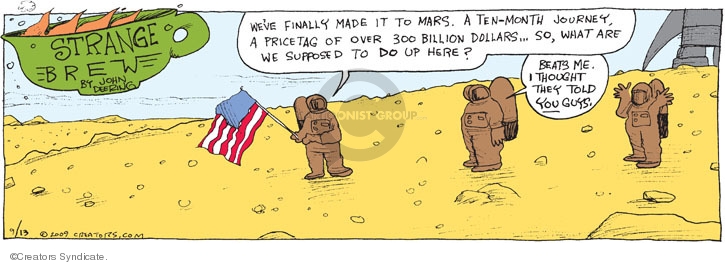 Comic Strip John Deering  Strange Brew 2009-09-13 $10