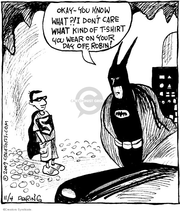 Comic Strip John Deering  Strange Brew 2009-11-04 kind