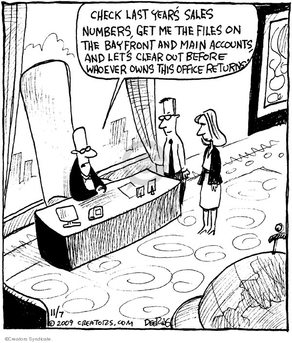 Comic Strip John Deering  Strange Brew 2009-11-07 number