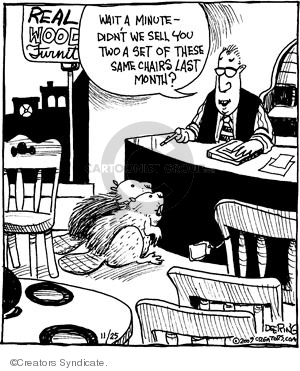 Comic Strip John Deering  Strange Brew 2009-11-25 behavior