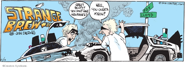 Comic Strip John Deering  Strange Brew 2010-02-14 travel