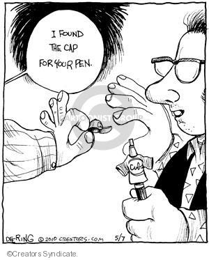 Comic Strip John Deering  Strange Brew 2010-05-07 baseball cap