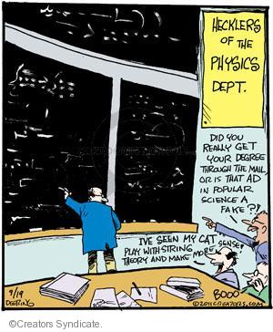 Comic Strip John Deering  Strange Brew 2011-09-19 math