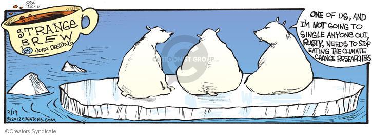 Comic Strip John Deering  Strange Brew 2012-02-19 environment