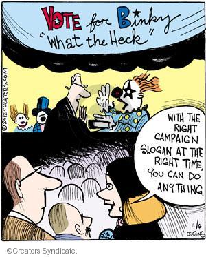 Comic Strip John Deering  Strange Brew 2012-11-06 2012 election