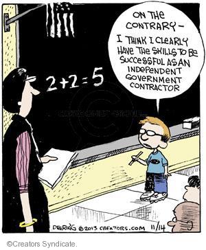 Comic Strip John Deering  Strange Brew 2013-11-14 math