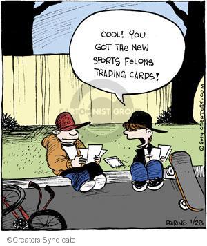 Comic Strip John Deering  Strange Brew 2014-01-28 baseball card