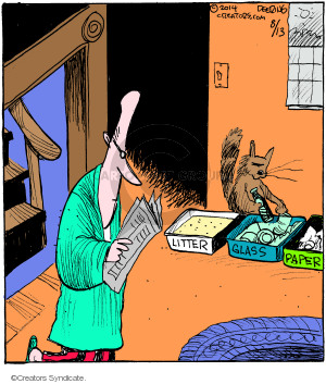 Comic Strip John Deering  Strange Brew 2014-08-13 environment