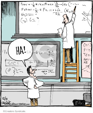 Comic Strip John Deering  Strange Brew 2014-12-04 math