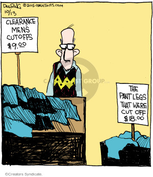 Comic Strip John Deering  Strange Brew 2015-10-13 $18