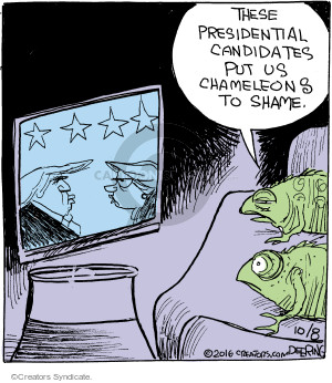 Comic Strip John Deering  Strange Brew 2016-10-08 2016 Election Hillary Clinton