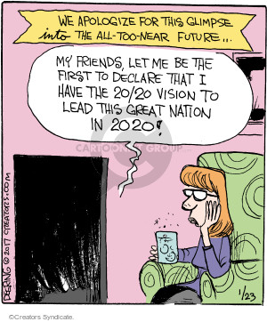 Comic Strip John Deering  Strange Brew 2017-01-23 2020 election candidate