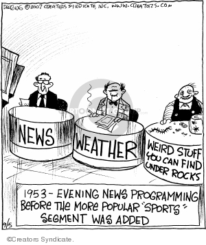 Comic Strip John Deering  Strange Brew 2007-09-05 1950s