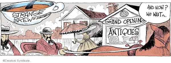 Comic Strip John Deering  Strange Brew 2007-09-16 1920s