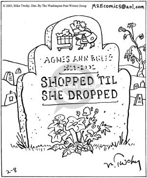 Comic Strip Mike Twohy  That's Life 2003-02-08 'til