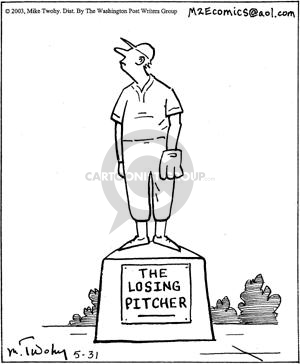 Comic Strip Mike Twohy  That's Life 2003-05-31 baseball hit