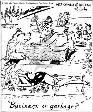 Comic Strip Mike Twohy  That's Life 2004-07-05 environment