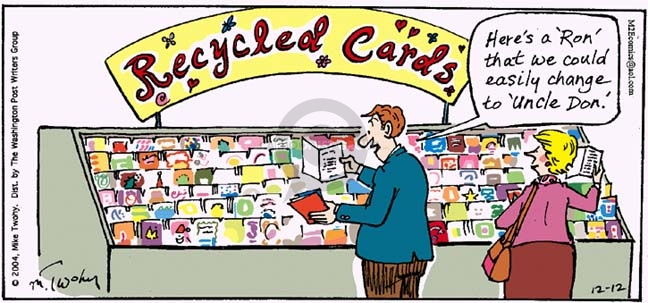 Comic Strip Mike Twohy  That's Life 2004-12-12 recycle