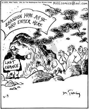 Comic Strip Mike Twohy  That's Life 2005-02-03 benevolence