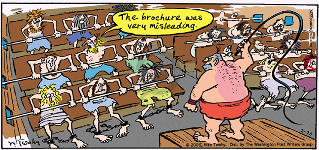 Comic Strip Mike Twohy  That's Life 2005-02-20 travel