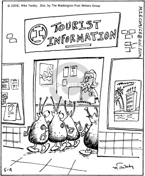 Comic Strip Mike Twohy  That's Life 2005-05-09 travel