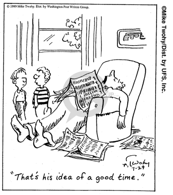 Comic Strip Mike Twohy  That's Life 2007-11-01 1990s